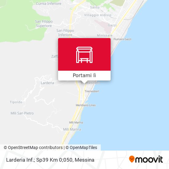 Mappa Larderia Inf.; Sp39 Km 0;050