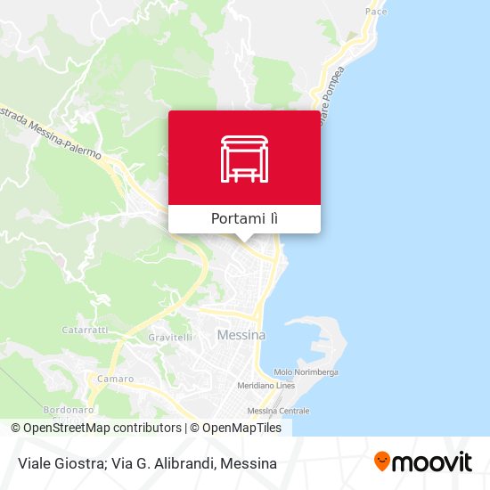 Mappa Viale Giostra; Via G. Alibrandi