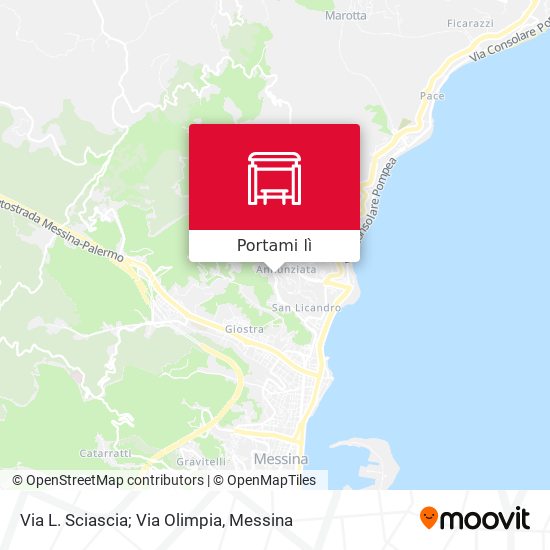 Mappa Via L. Sciascia; Via Olimpia