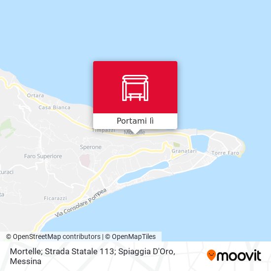 Mappa Mortelle; Strada Statale 113; Spiaggia D'Oro