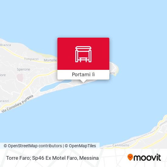 Mappa Torre Faro; Sp46 Ex Motel Faro