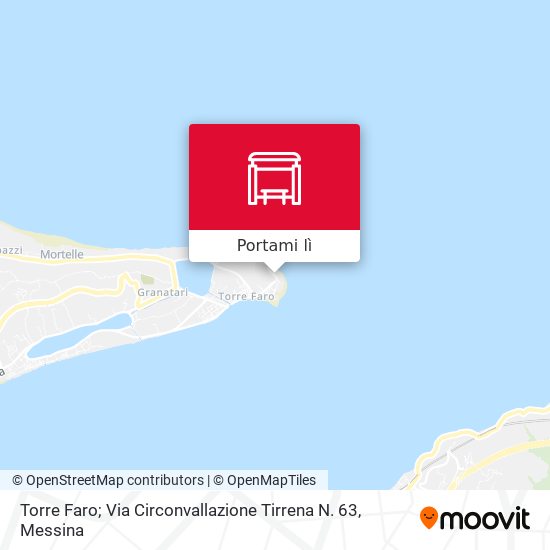 Mappa Torre Faro; Via Circonvallazione Tirrena N. 63