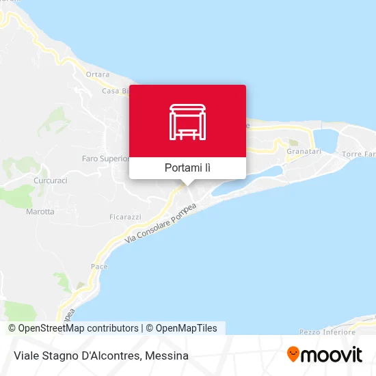 Mappa Viale Stagno D'Alcontres