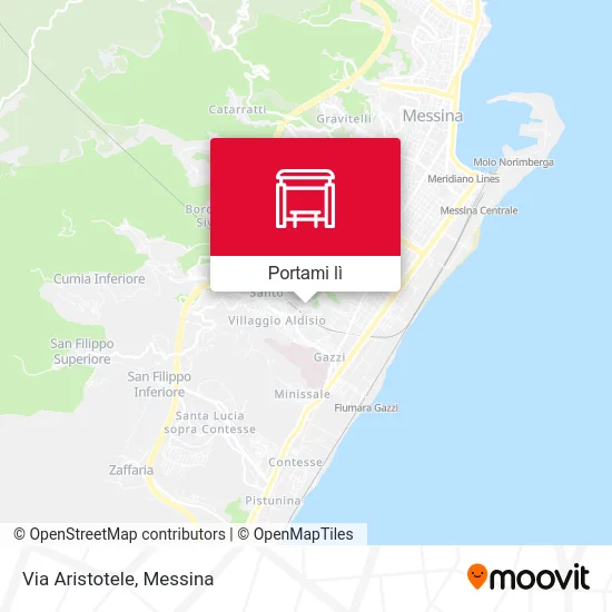 Mappa Via Aristotele