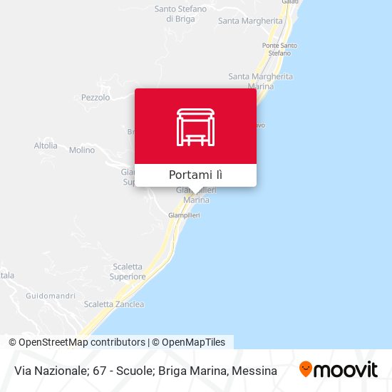 Mappa Via Nazionale; 67 - Scuole; Briga Marina