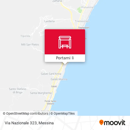 Mappa Via Nazionale 323