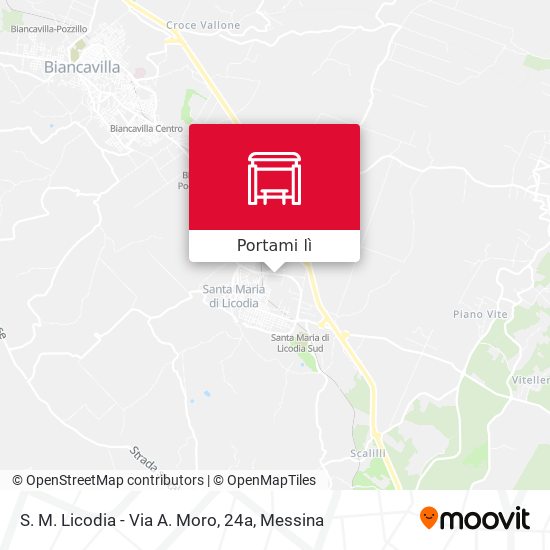 Mappa S. M. Licodia - Via A. Moro, 24a