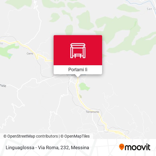 Mappa Linguaglossa - Via Roma, 232