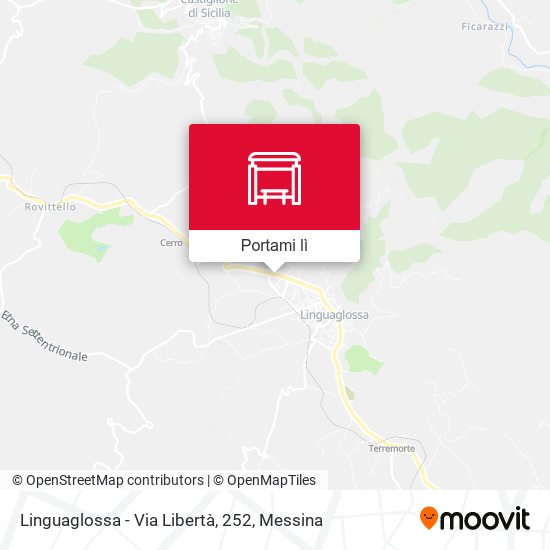 Mappa Linguaglossa - Via Libertà, 252