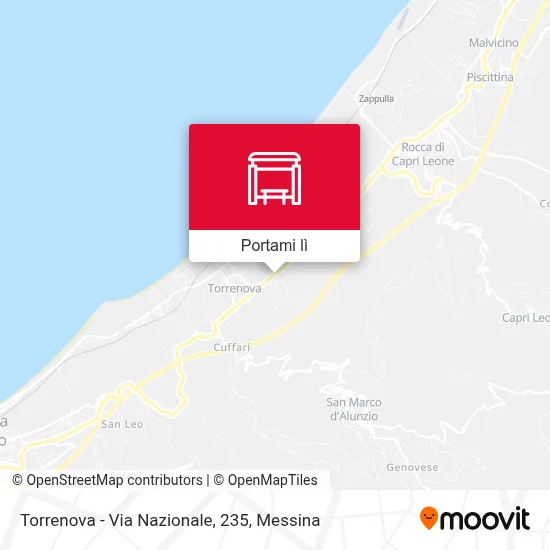 Mappa Torrenova - Via Nazionale, 235