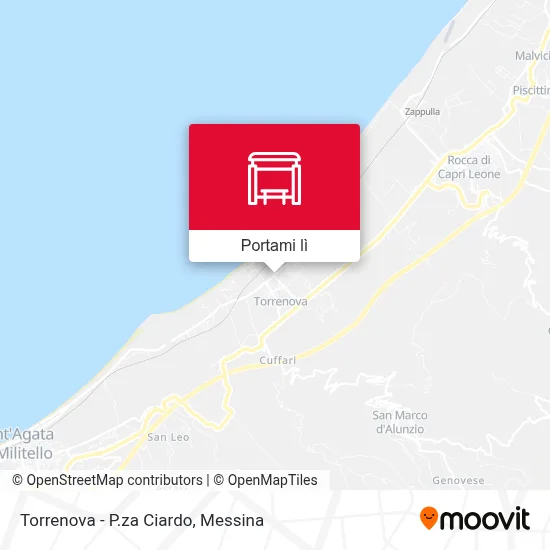 Mappa Torrenova - P.za Ciardo