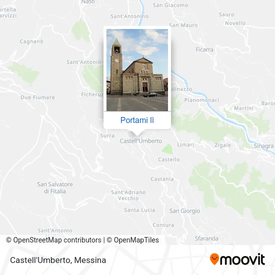 Mappa Castell'Umberto