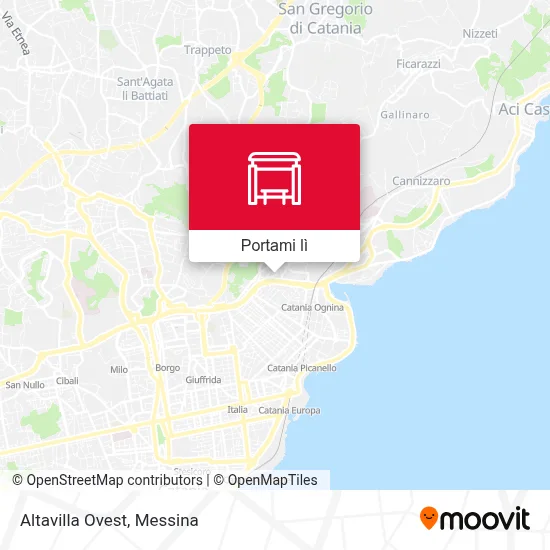 Mappa Altavilla Ovest