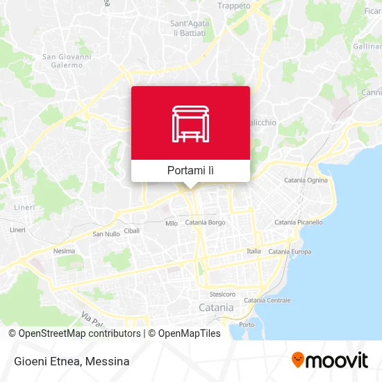 Mappa Gioeni Etnea