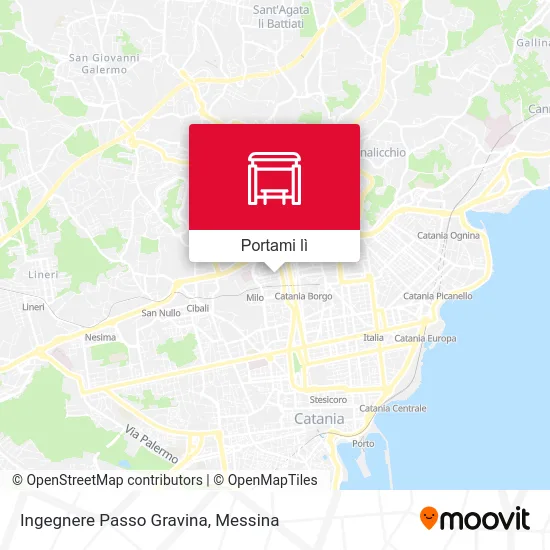 Mappa Ingegnere Passo Gravina