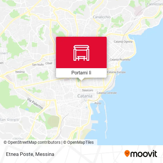 Mappa Etnea Poste