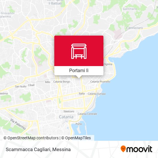 Mappa Scammacca Cagliari