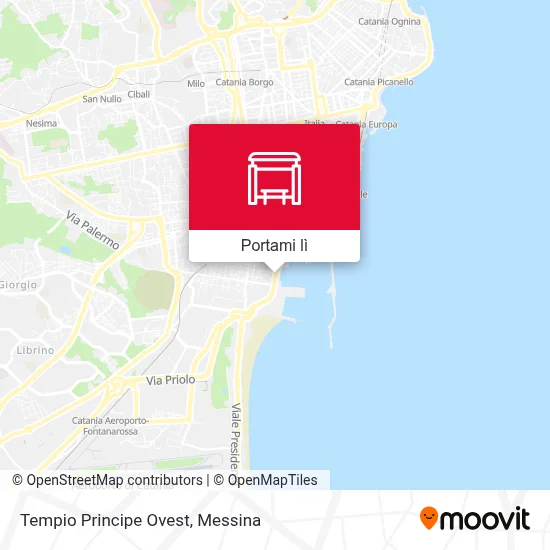 Mappa Tempio Principe Ovest