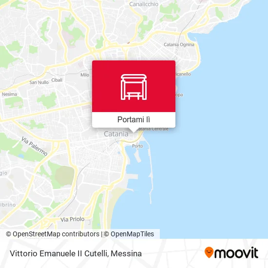 Mappa Vittorio Emanuele II Cutelli
