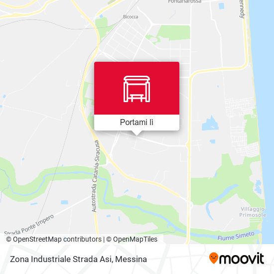 Mappa Zona Industriale Strada Asi
