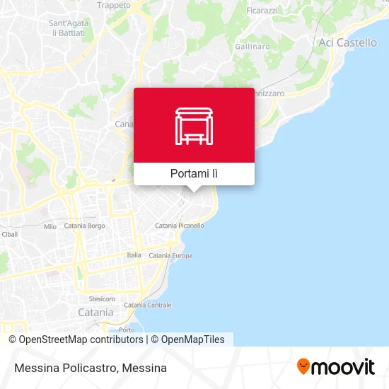 Mappa Messina Policastro