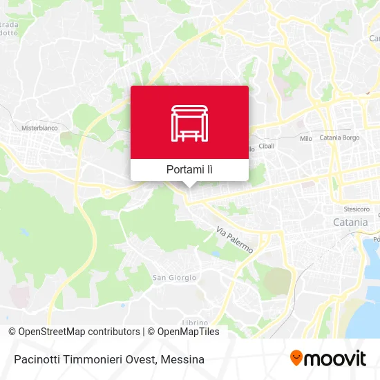 Mappa Pacinotti Timmonieri Ovest