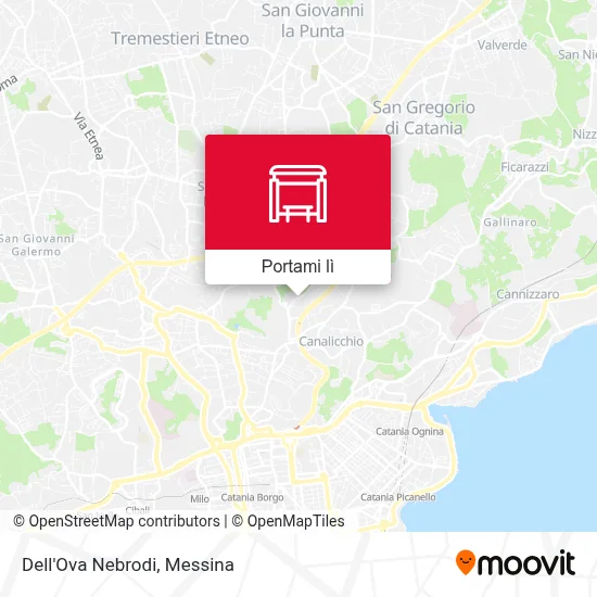 Mappa Dell'Ova Nebrodi