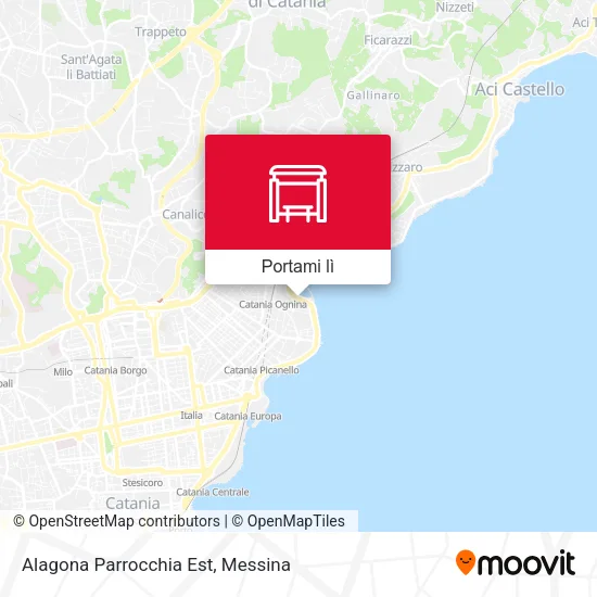 Mappa Alagona Parrocchia Est