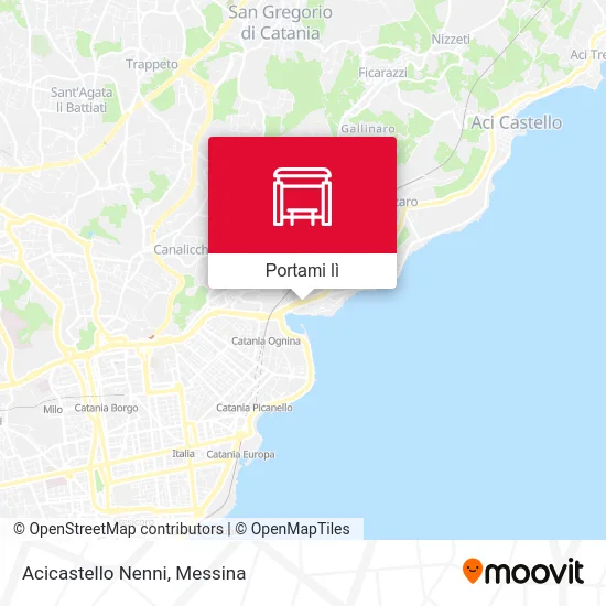 Mappa Acicastello Nenni