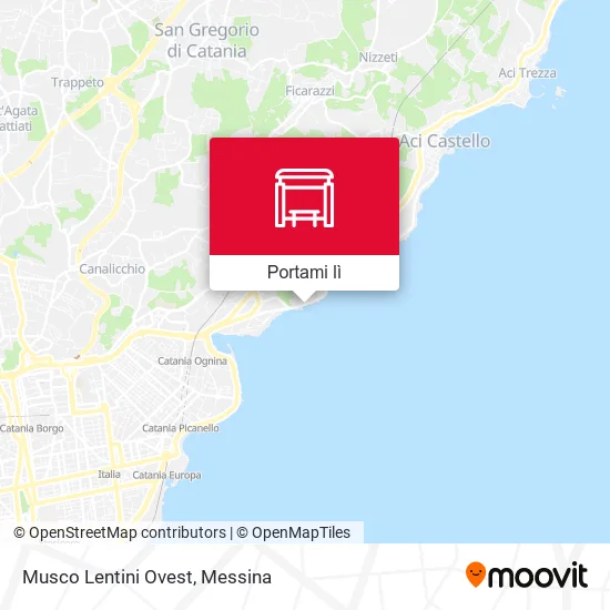 Mappa Musco Lentini Ovest