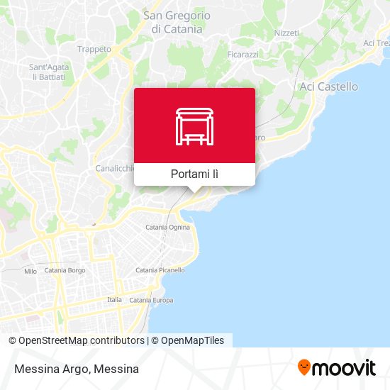 Mappa Messina Argo