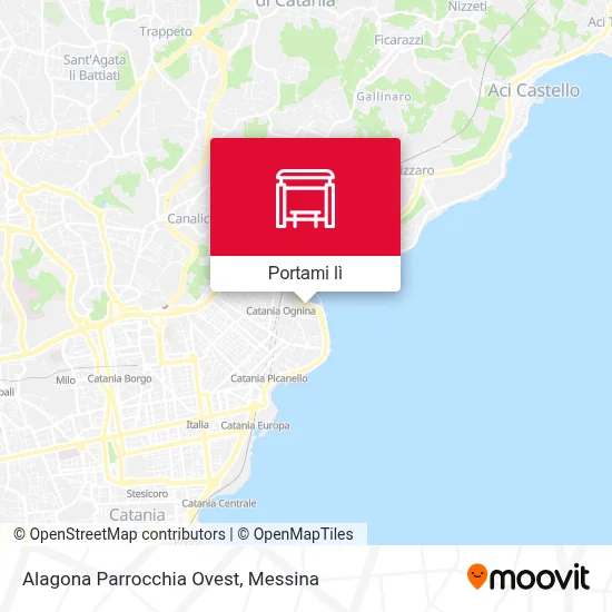 Mappa Alagona Parrocchia Ovest