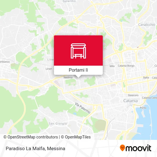 Mappa Paradiso La Malfa