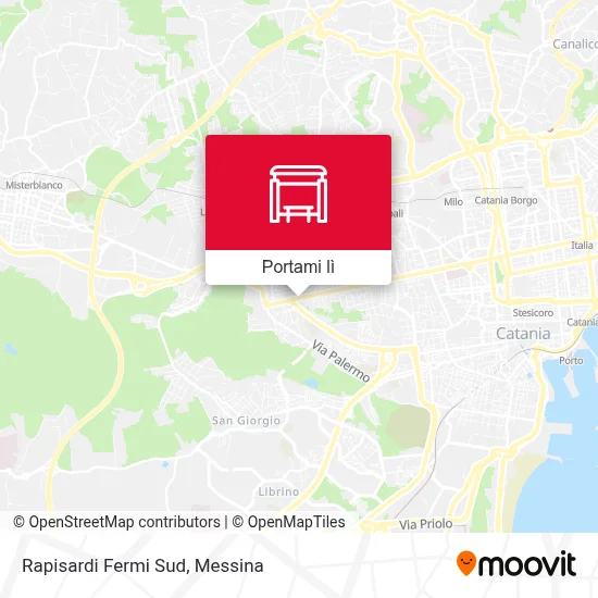 Mappa Rapisardi Fermi Sud