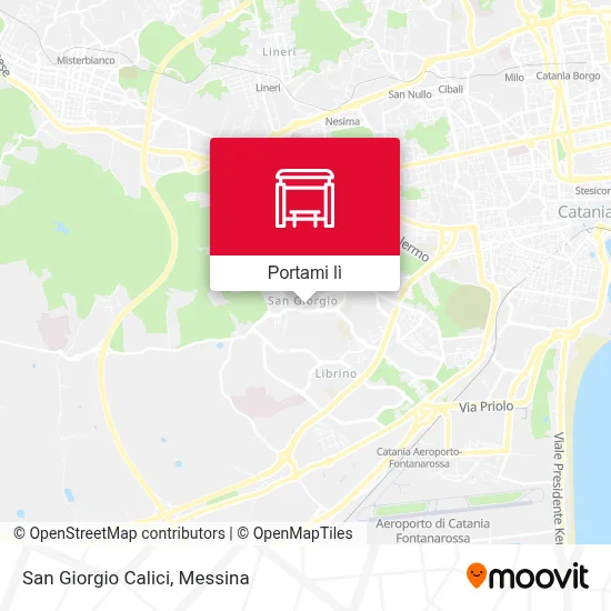 Mappa San Giorgio Calici