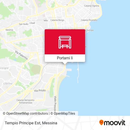 Mappa Tempio Principe Est