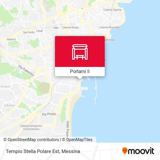 Mappa Tempio Stella Polare Est