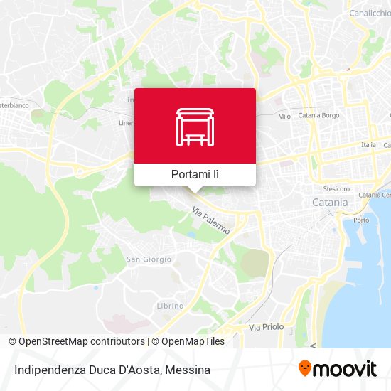 Mappa Indipendenza Duca D'Aosta