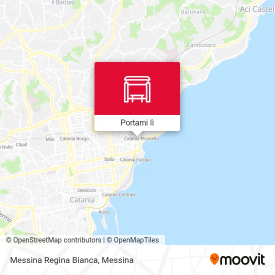 Mappa Messina Regina Bianca