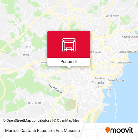 Mappa Martelli Castaldi Rapisardi Est