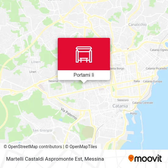 Mappa Martelli Castaldi Aspromonte Est