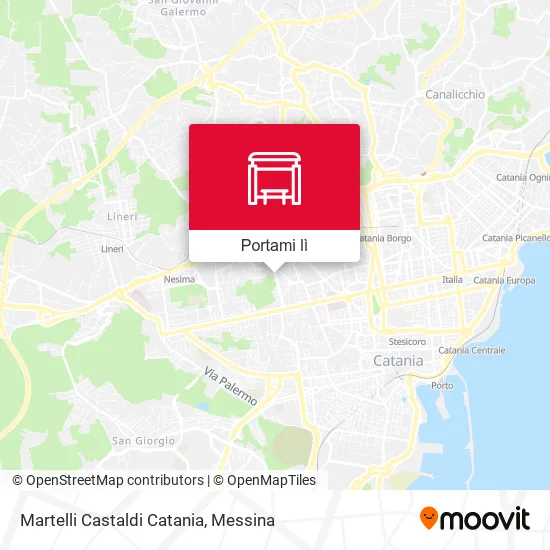 Mappa Martelli Castaldi Catania