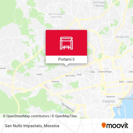 Mappa San Nullo Impastato