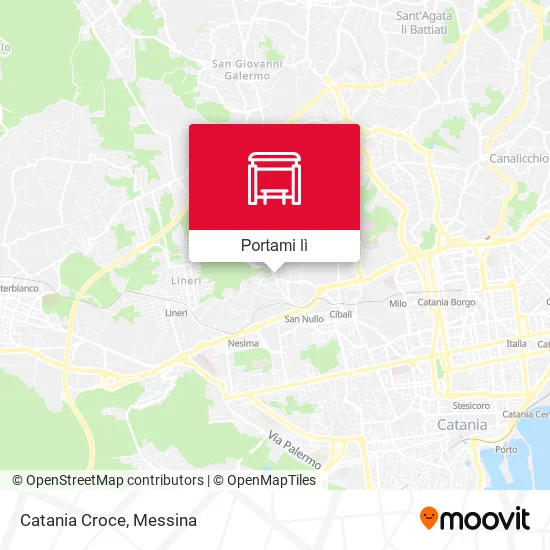 Mappa Catania Croce