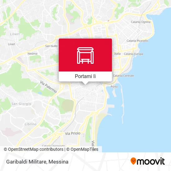 Mappa Garibaldi Militare