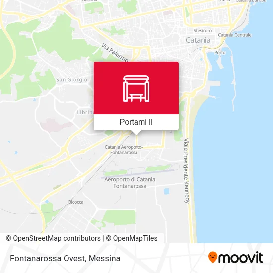 Mappa Fontanarossa Ovest