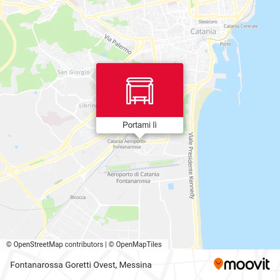 Mappa Fontanarossa Goretti Ovest