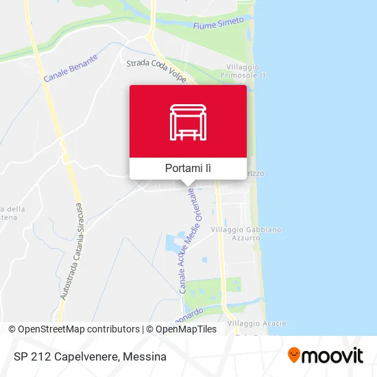 Mappa SP 212 Capelvenere