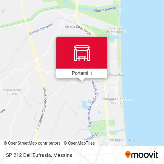 Mappa SP 212 Dell'Eufrasia
