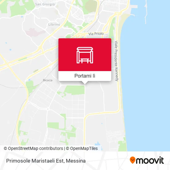 Mappa Primosole Maristaeli Est